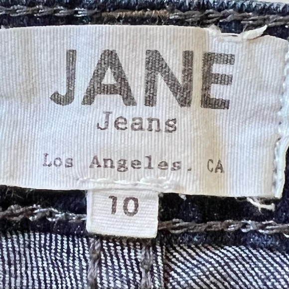 JANE Jeans Women’s Mid Rise Raw Hem Capri Length Jeans Size 10 - Picture 5 of 9